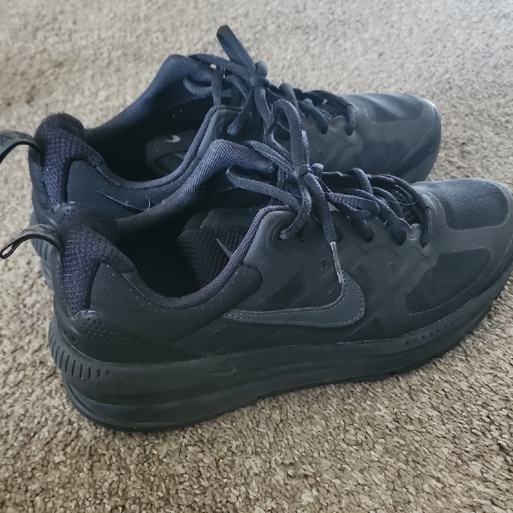 Nike Airmax Black Sneakers Mesh Low-Top